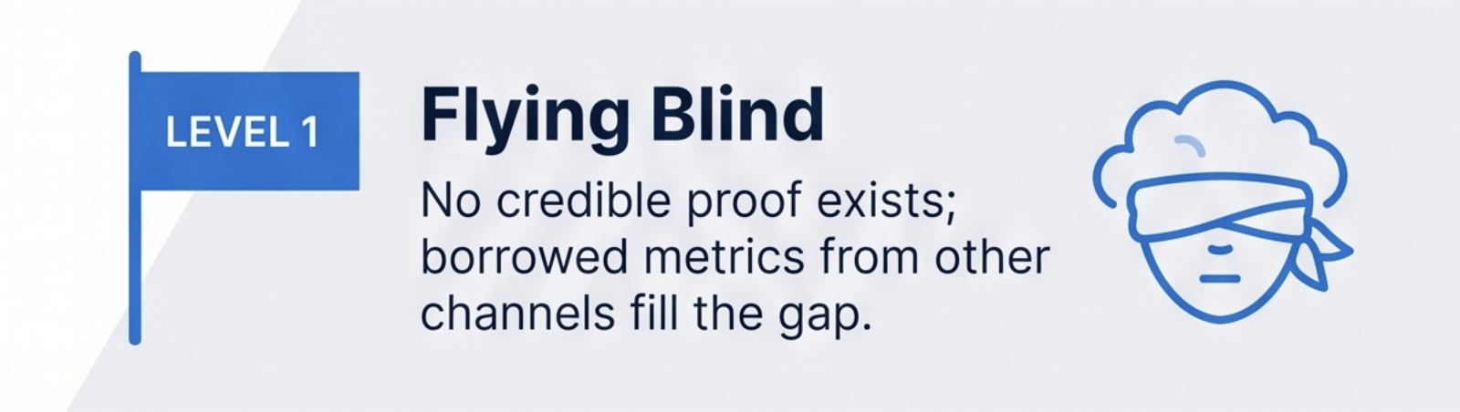 Proof Capacity Level 1, Flying Blind, illustration